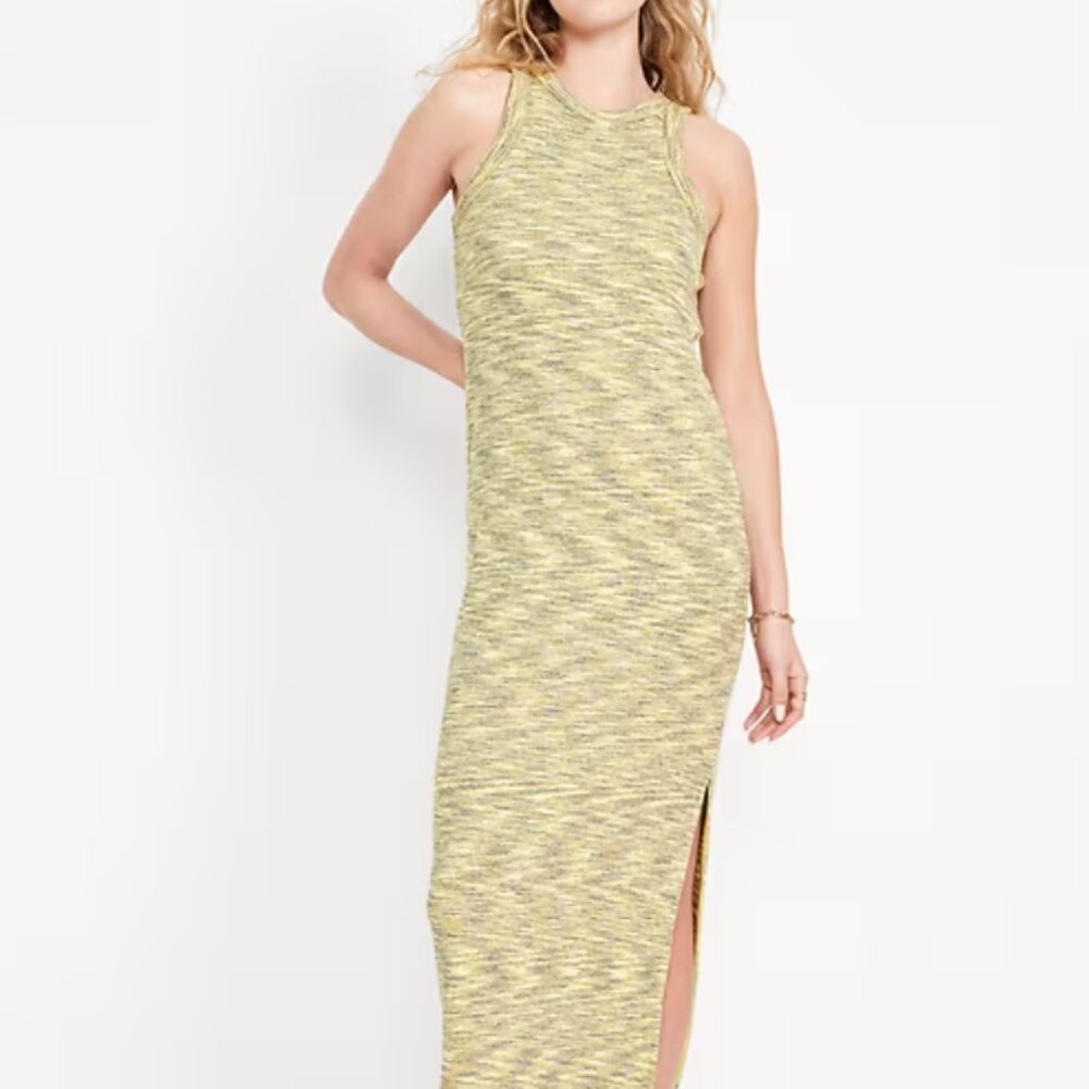 NWT Old Navy Green Sleeveless Racerback Maxi Dress